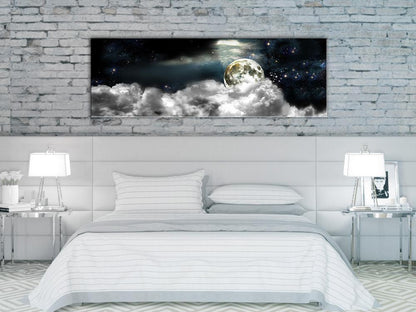 Canvas Print - Moon in the Clouds-ArtfulPrivacy-Wall Art Collection