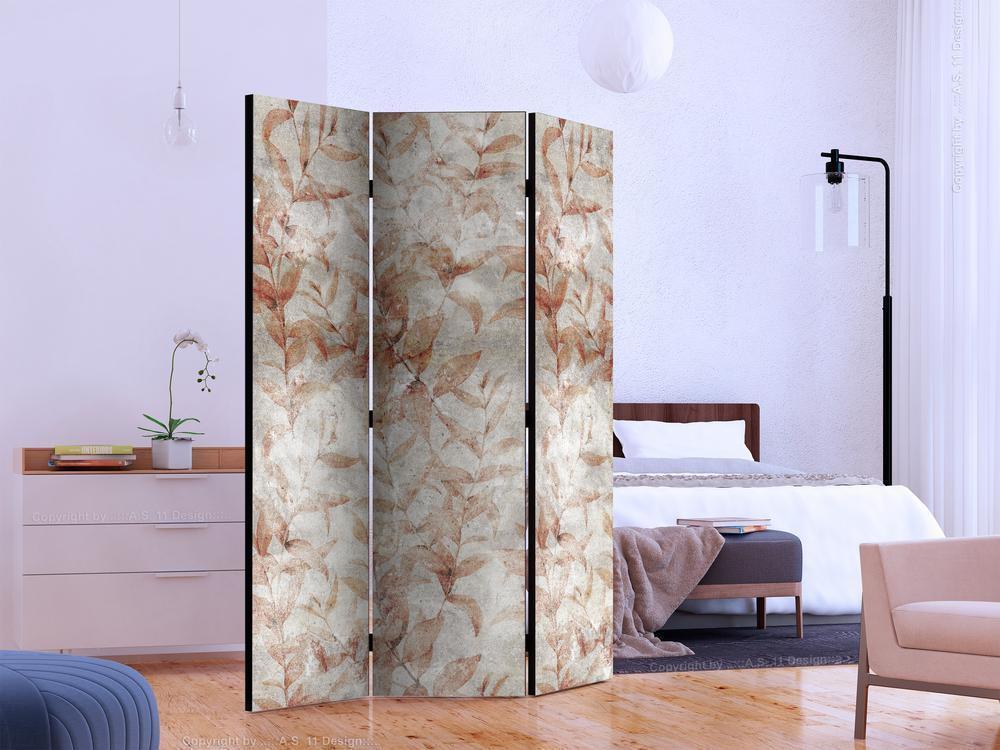 Decorative partition-Room Divider - Roman Plants-Folding Screen Wall Panel by ArtfulPrivacy