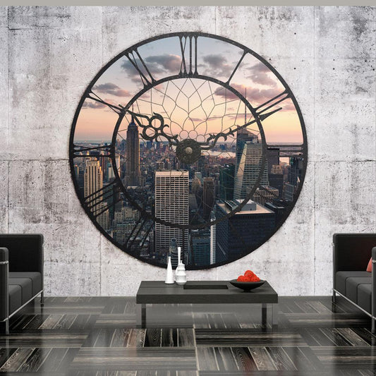 Wall Mural - NYC Time Zone-Wall Murals-ArtfulPrivacy