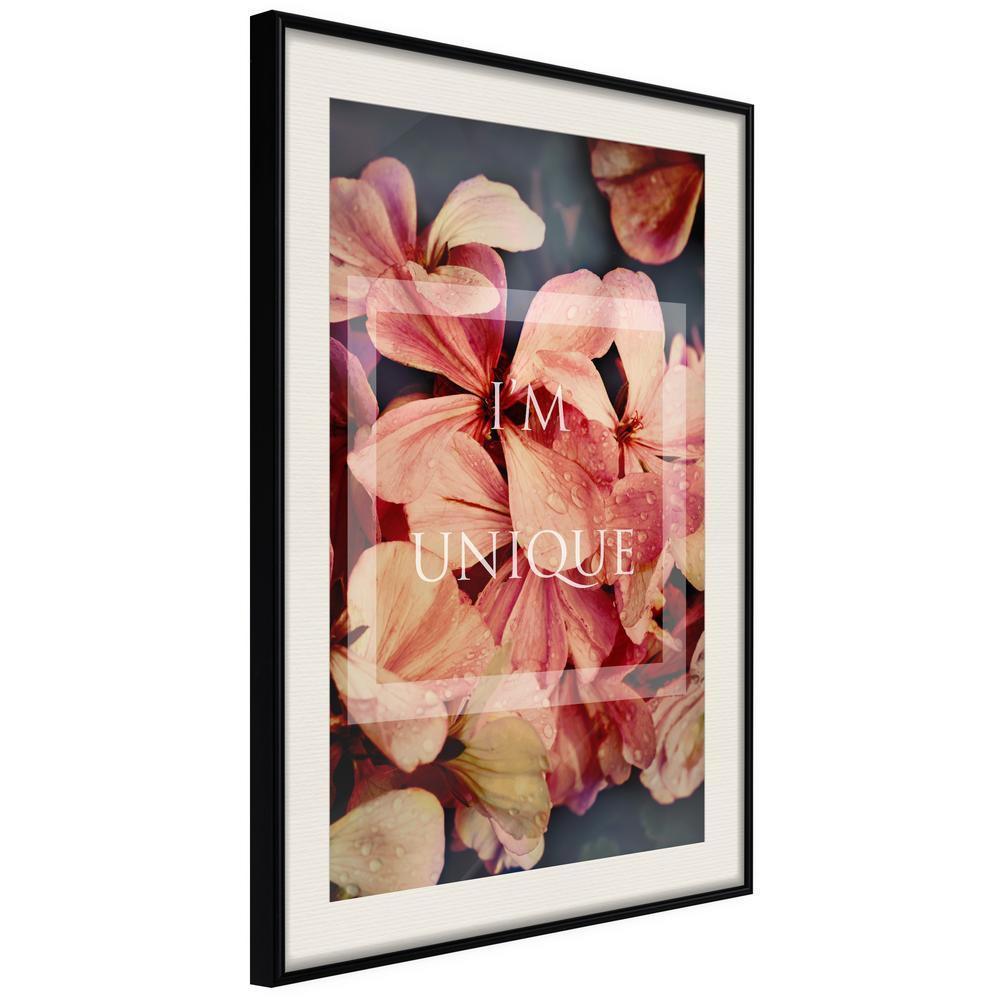 Botanical Wall Art - Believe It-artwork for wall with acrylic glass protection