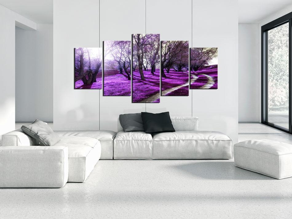 Canvas Print - Lavender orchard-ArtfulPrivacy-Wall Art Collection