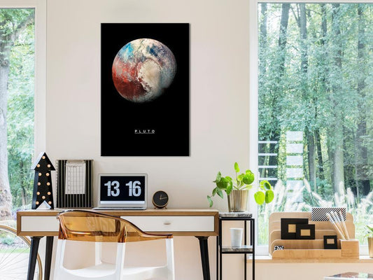 Canvas Print - Pluto (1 Part) Vertical-ArtfulPrivacy-Wall Art Collection