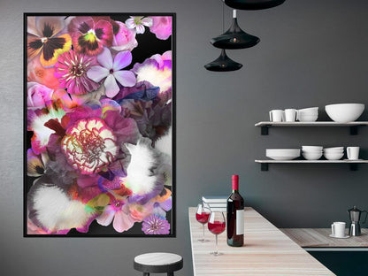 Botanical Wall Art - Summer Night's Dream II-artwork for wall with acrylic glass protection