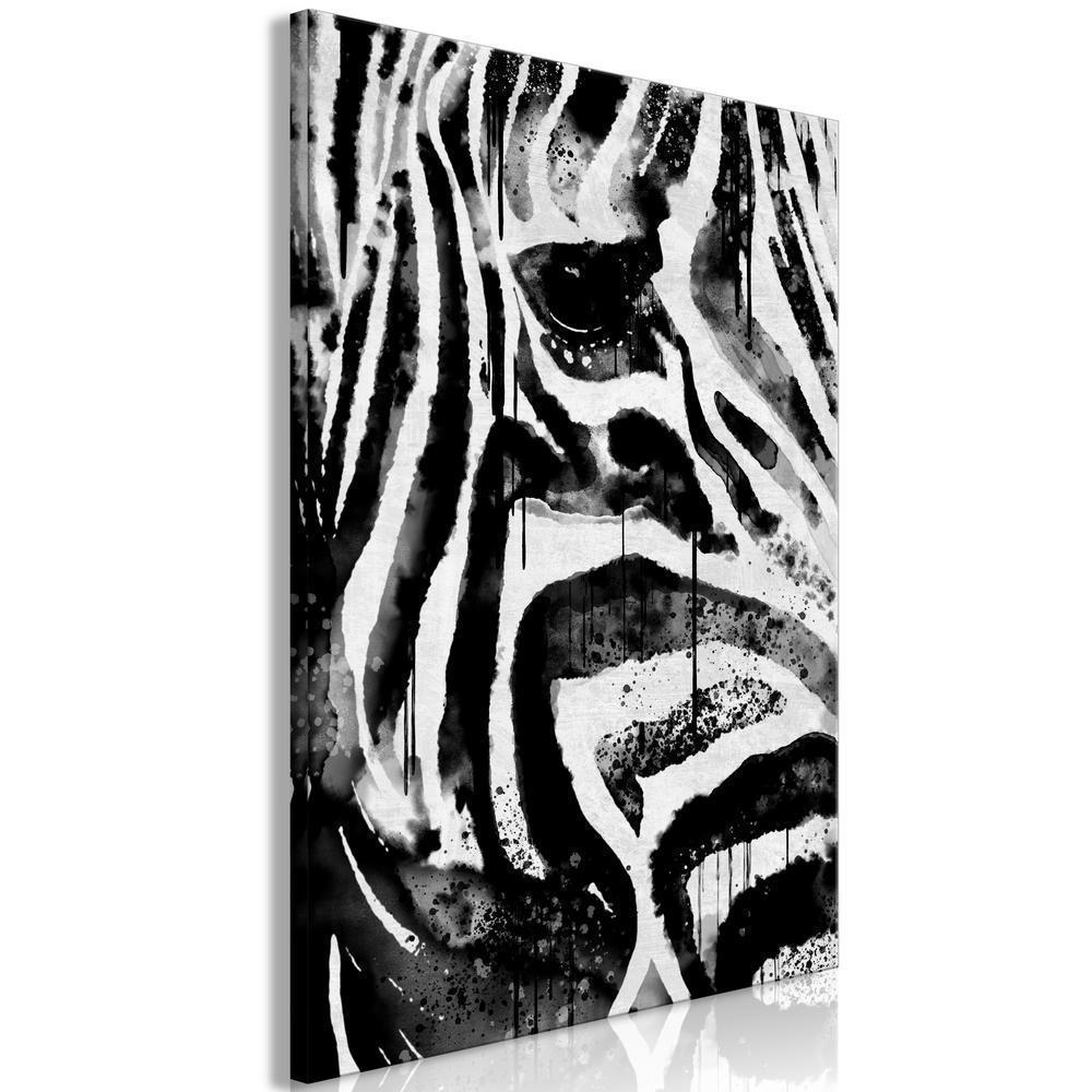 Canvas Print - Striped Nature (1 Part) Vertical-ArtfulPrivacy-Wall Art Collection