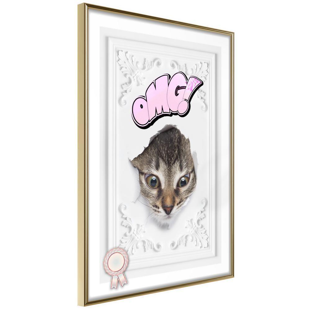 Frame Wall Art - Peek-a-Boo!-artwork for wall with acrylic glass protection