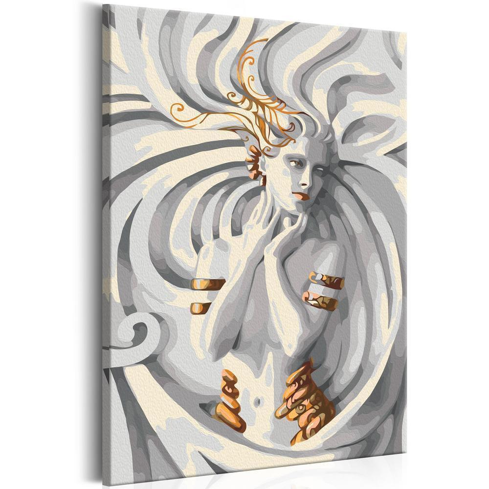 Start learning Painting - Paint By Numbers Kit - Medusa - new hobby