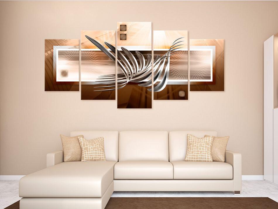 Canvas Print - Silver waves-ArtfulPrivacy-Wall Art Collection