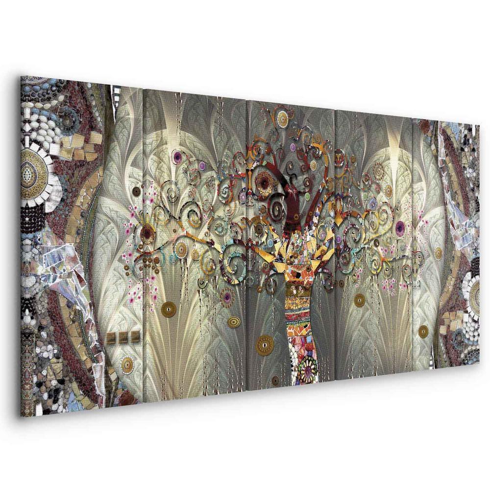 Canvas Print - Tree of Life (5 Parts) Narrow