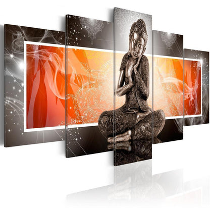 Canvas Print - Buddha and ornaments-ArtfulPrivacy-Wall Art Collection