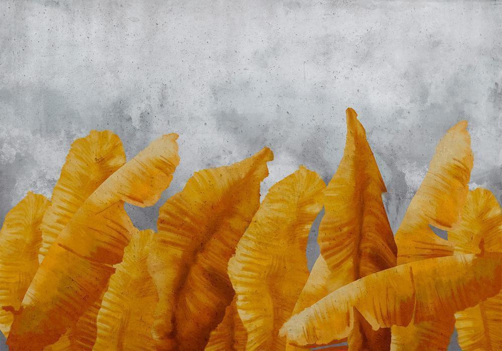 Wall Mural - Banana Leaves-Wall Murals-ArtfulPrivacy