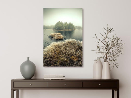 Canvas Print - Autumn in the Wetlands (1 Part) Vertical-ArtfulPrivacy-Wall Art Collection