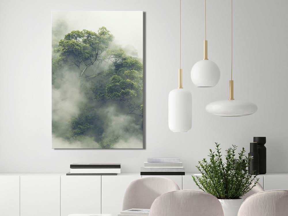 Canvas Print - Foggy Amazon (1 Part) Vertical-ArtfulPrivacy-Wall Art Collection