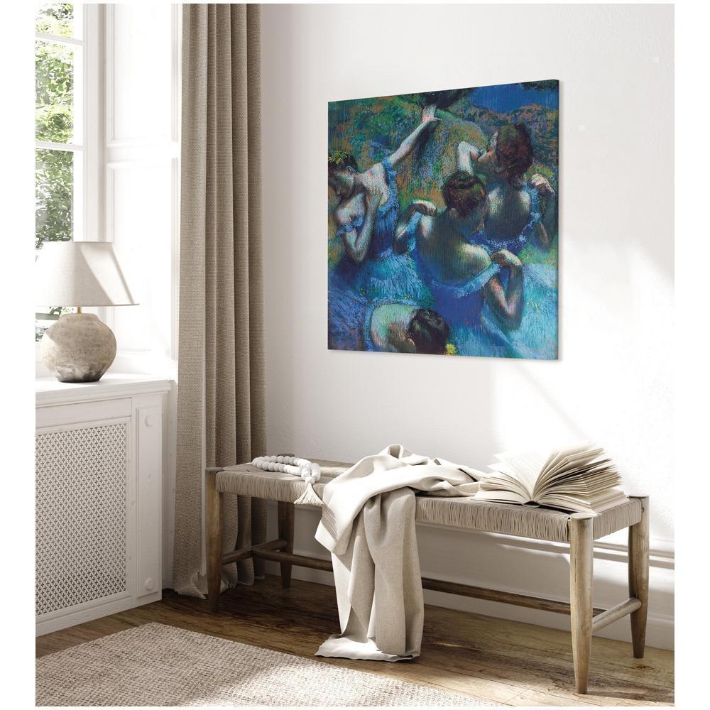 Canvas Print - Blue Dancers II-ArtfulPrivacy-Wall Art Collection