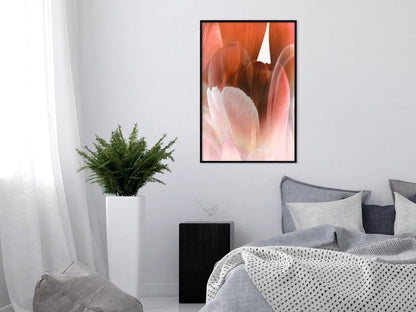 Botanical Wall Art - Tulip Petals-artwork for wall with acrylic glass protection