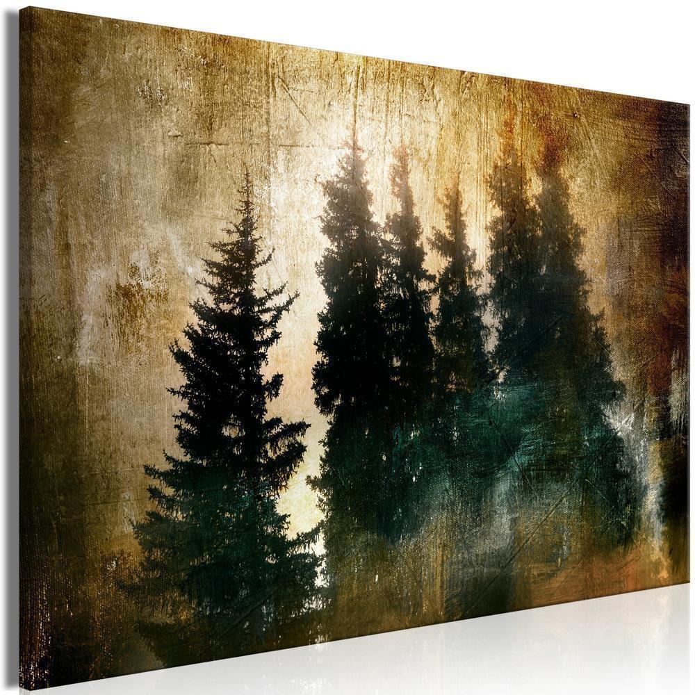 Canvas Print - Stately Spruces (1 Part) Wide-ArtfulPrivacy-Wall Art Collection