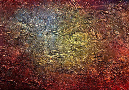 Wall Mural - Red Gold-Wall Murals-ArtfulPrivacy