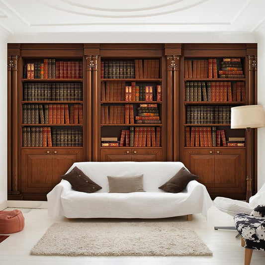 Wall Mural - Elegant Library-Wall Murals-ArtfulPrivacy