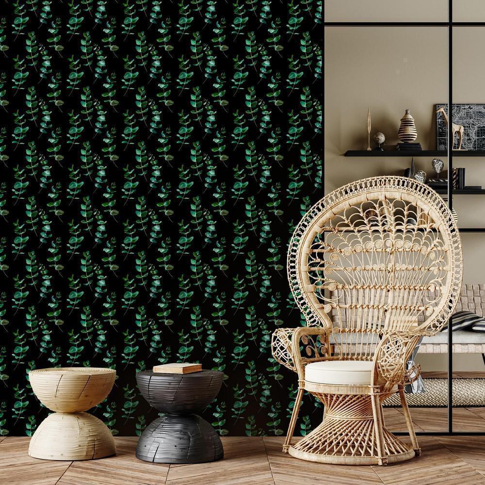 Classic Wallpaper made with non woven fabric - Wallpaper - Emerald Chic - ArtfulPrivacy