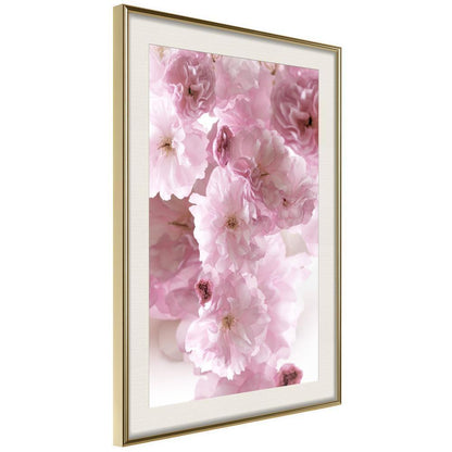 Botanical Wall Art - Path Paved with Flowers-artwork for wall with acrylic glass protection