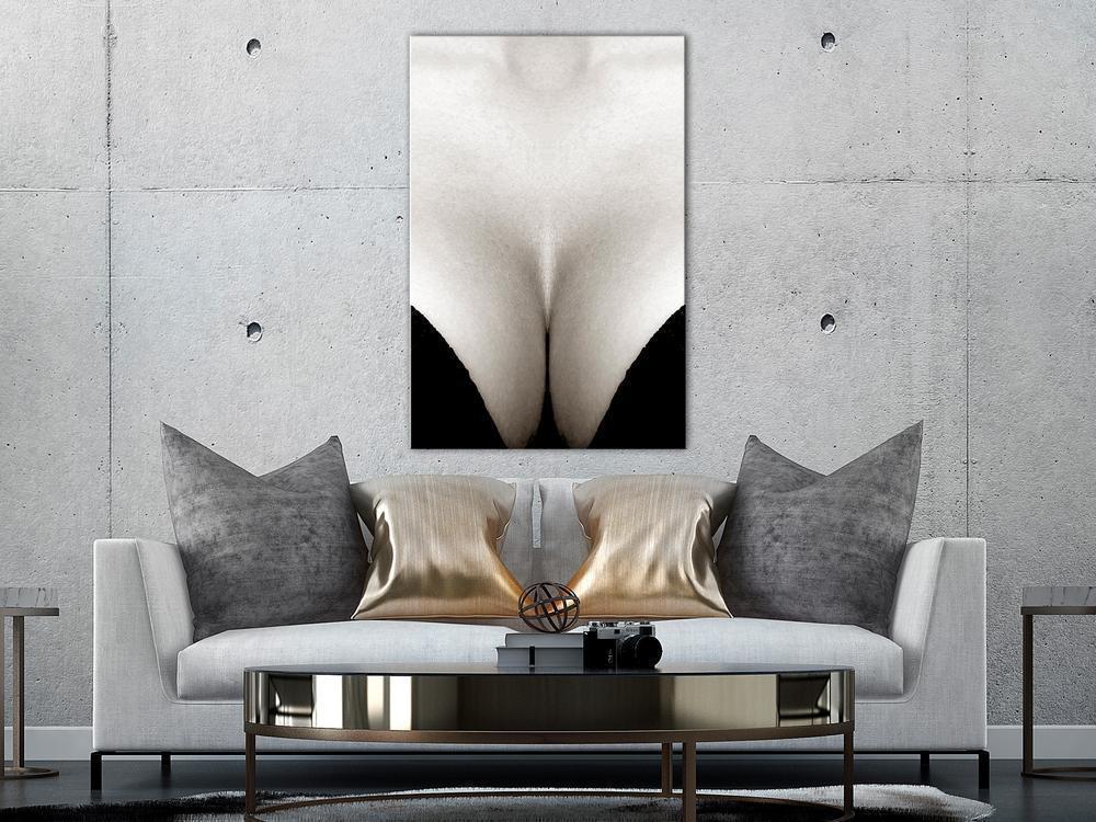 Canvas Print - Cleavage (1 Part) Vertical-ArtfulPrivacy-Wall Art Collection