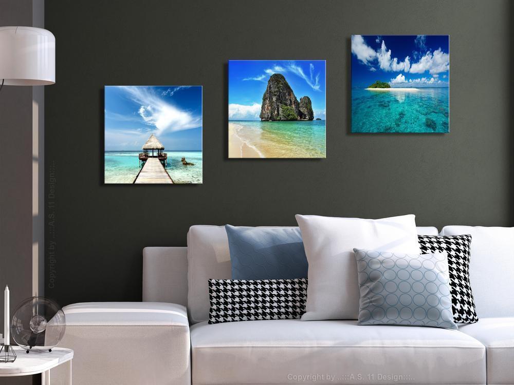 Canvas Print - The Places of Dreams (3 Parts)-ArtfulPrivacy-Wall Art Collection