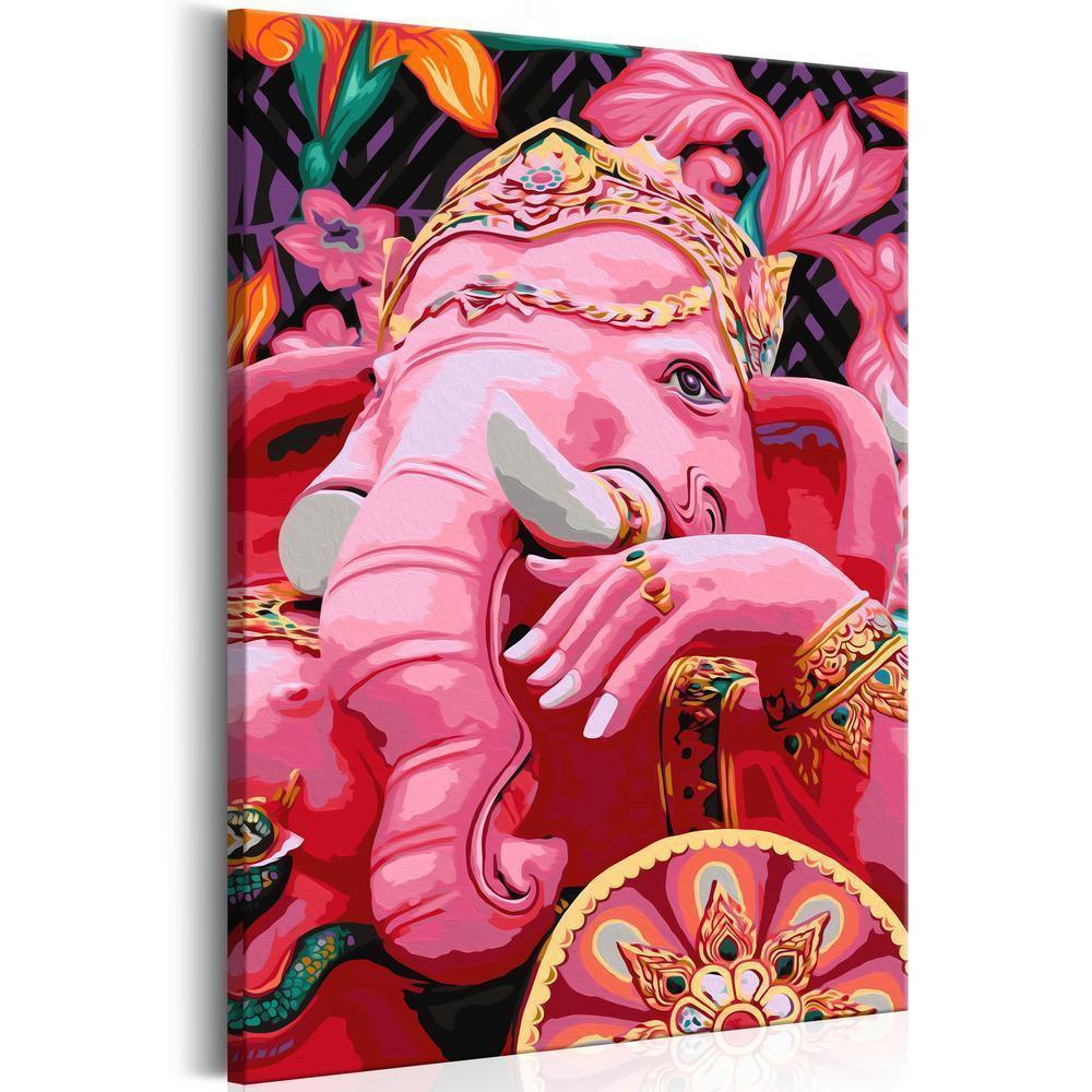 Start learning Painting - Paint By Numbers Kit - Ganesha - new hobby