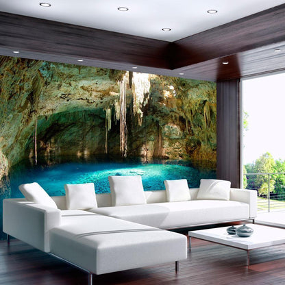 Wall Mural - Stalactite cave-Wall Murals-ArtfulPrivacy