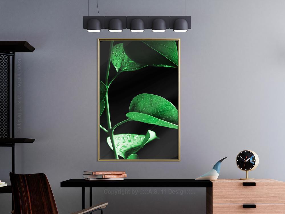 Botanical Wall Art - Calm After the Storm-artwork for wall with acrylic glass protection