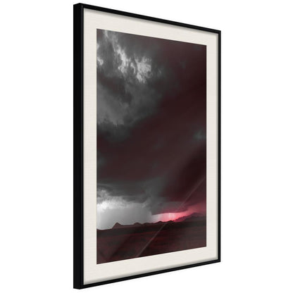 Framed Art - Dark Sky-artwork for wall with acrylic glass protection