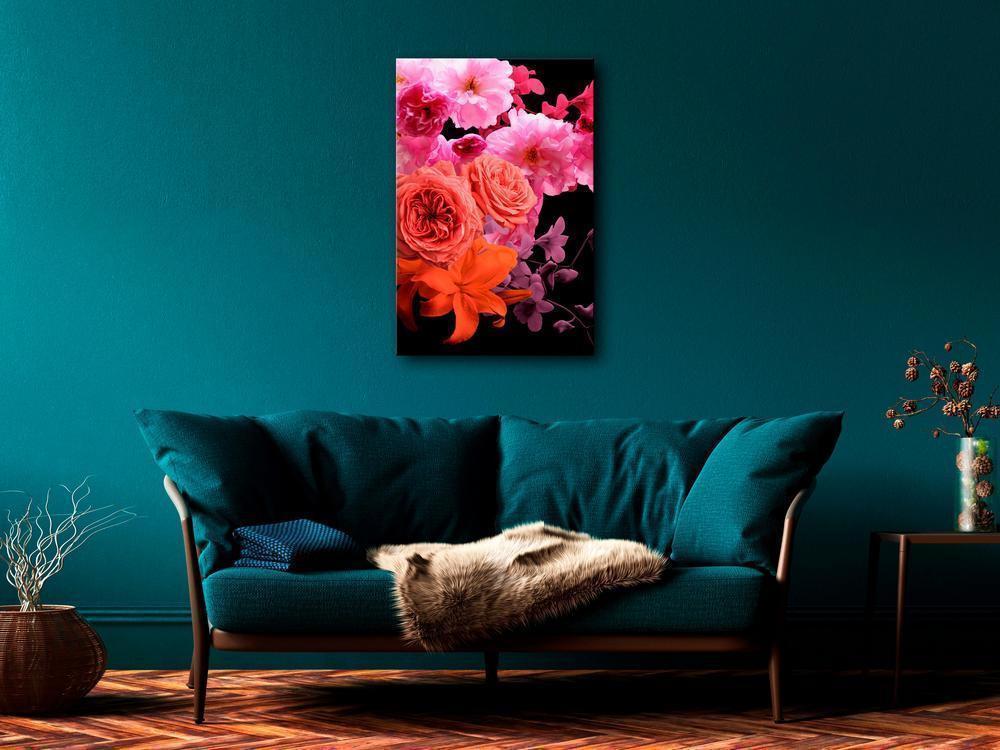 Canvas Print - Spring Breeze (1 Part) Vertical-ArtfulPrivacy-Wall Art Collection