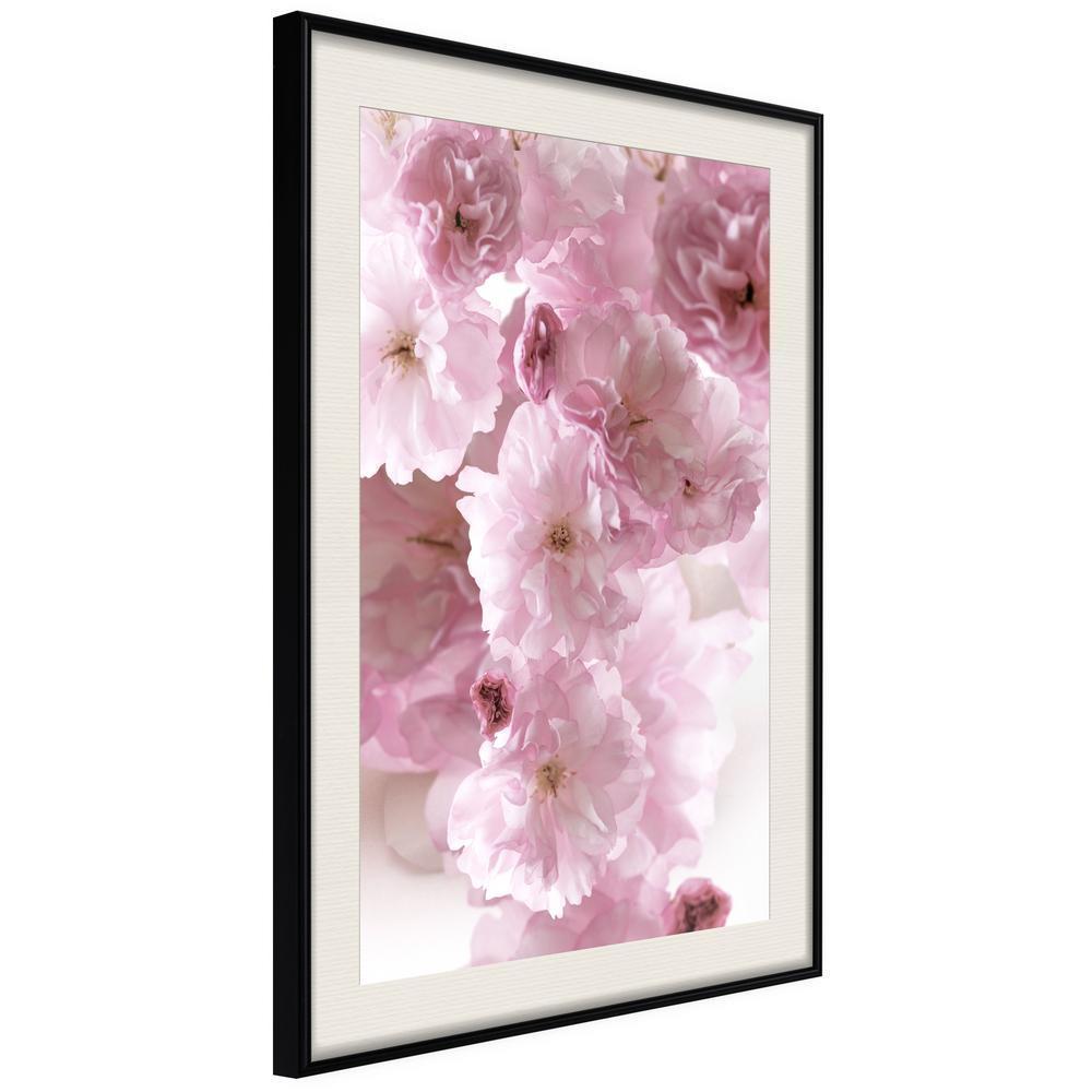 Botanical Wall Art - Path Paved with Flowers-artwork for wall with acrylic glass protection