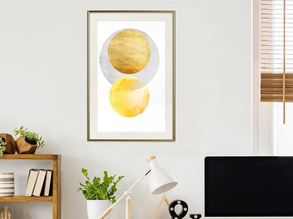 Abstract Poster Frame - Eclipse-artwork for wall with acrylic glass protection