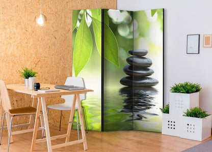 Decorative partition-Room Divider - Calm-Folding Screen Wall Panel by ArtfulPrivacy