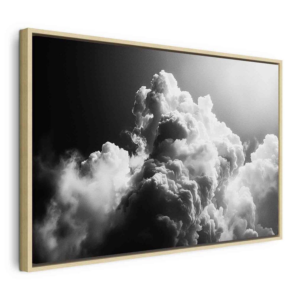 Canvas Print - Clouds Like from Dreams: Let the Sun Illuminate Your Day – A Visual Feast