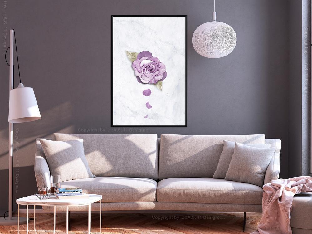 Botanical Wall Art - He Loves Me, He Loves Me Not...-artwork for wall with acrylic glass protection