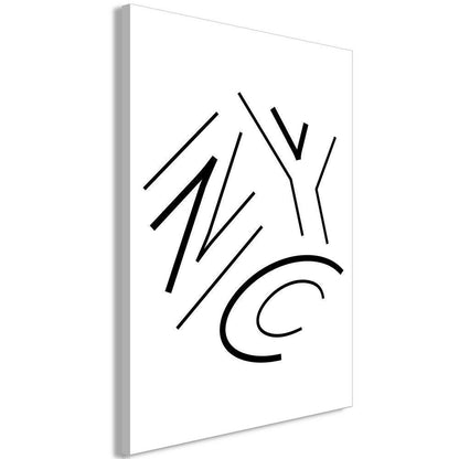 Canvas Print - NYC (1 Part) Vertical-ArtfulPrivacy-Wall Art Collection