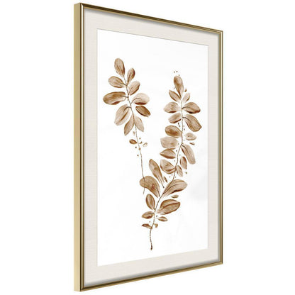 Botanical Wall Art - Botanical Watercolour-artwork for wall with acrylic glass protection