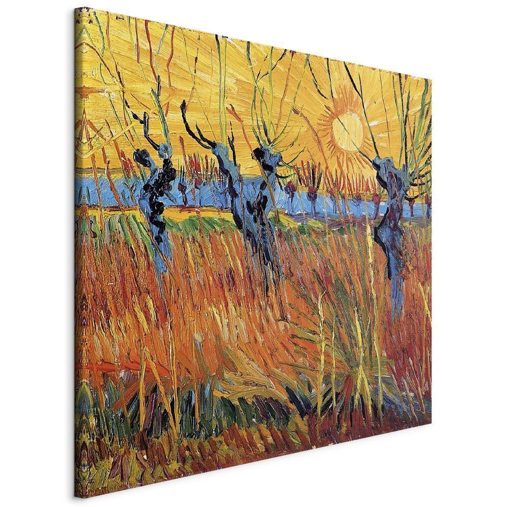 Canvas Print - Willows at Sunset-ArtfulPrivacy-Wall Art Collection