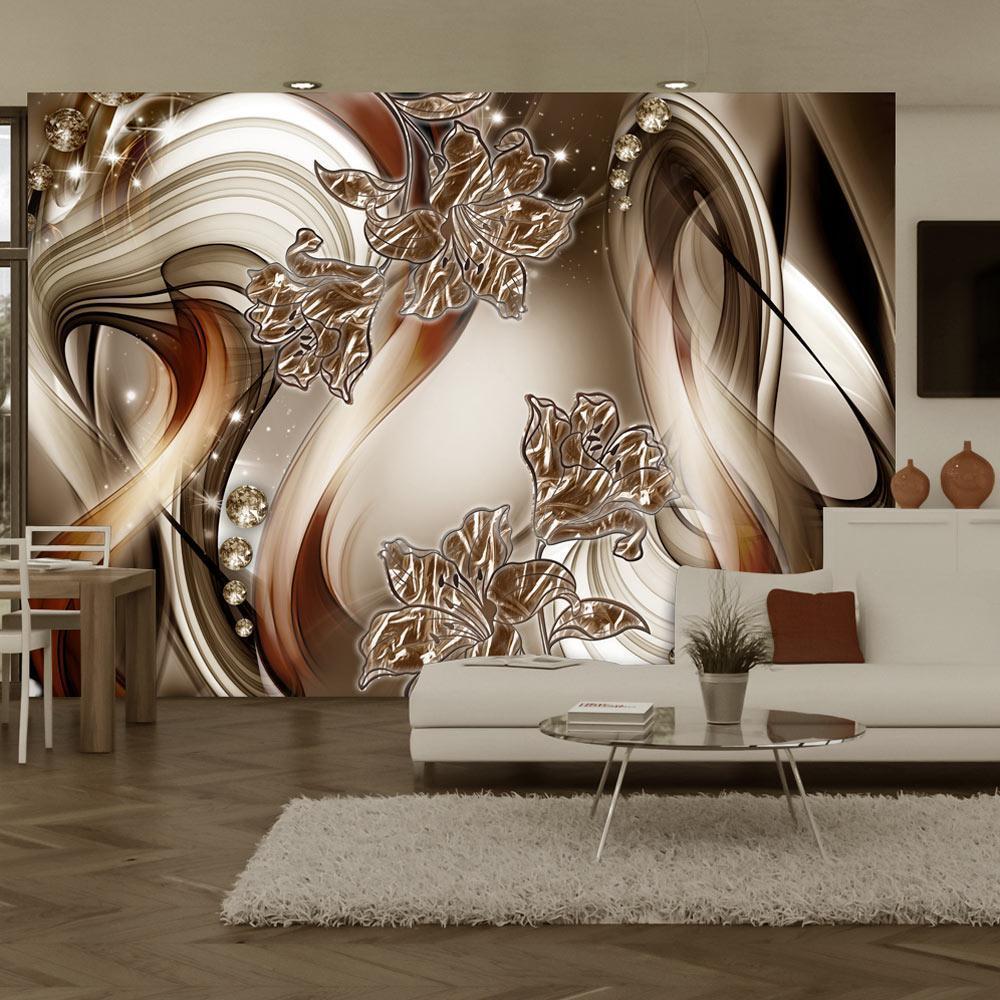 Wall Mural - Brown Symphony-Wall Murals-ArtfulPrivacy