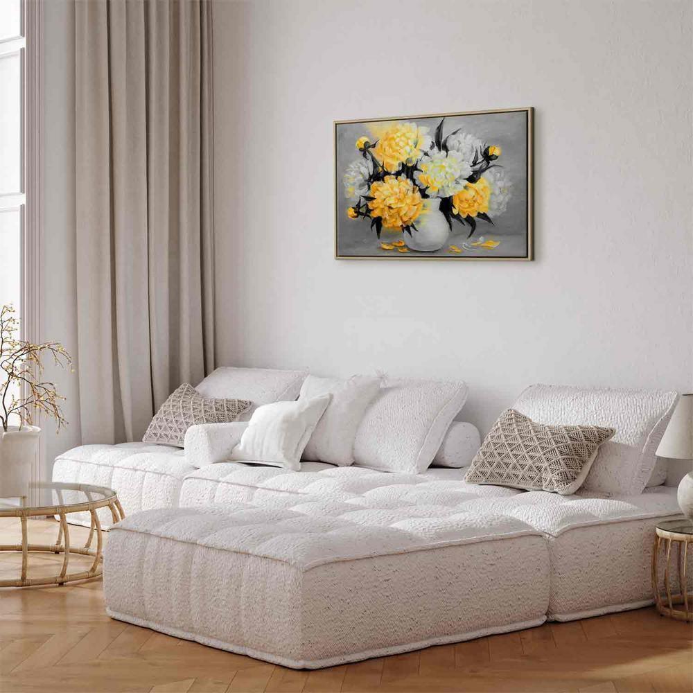 Canvas Print - Fragrant Colours (1 Part) Wide Yellow