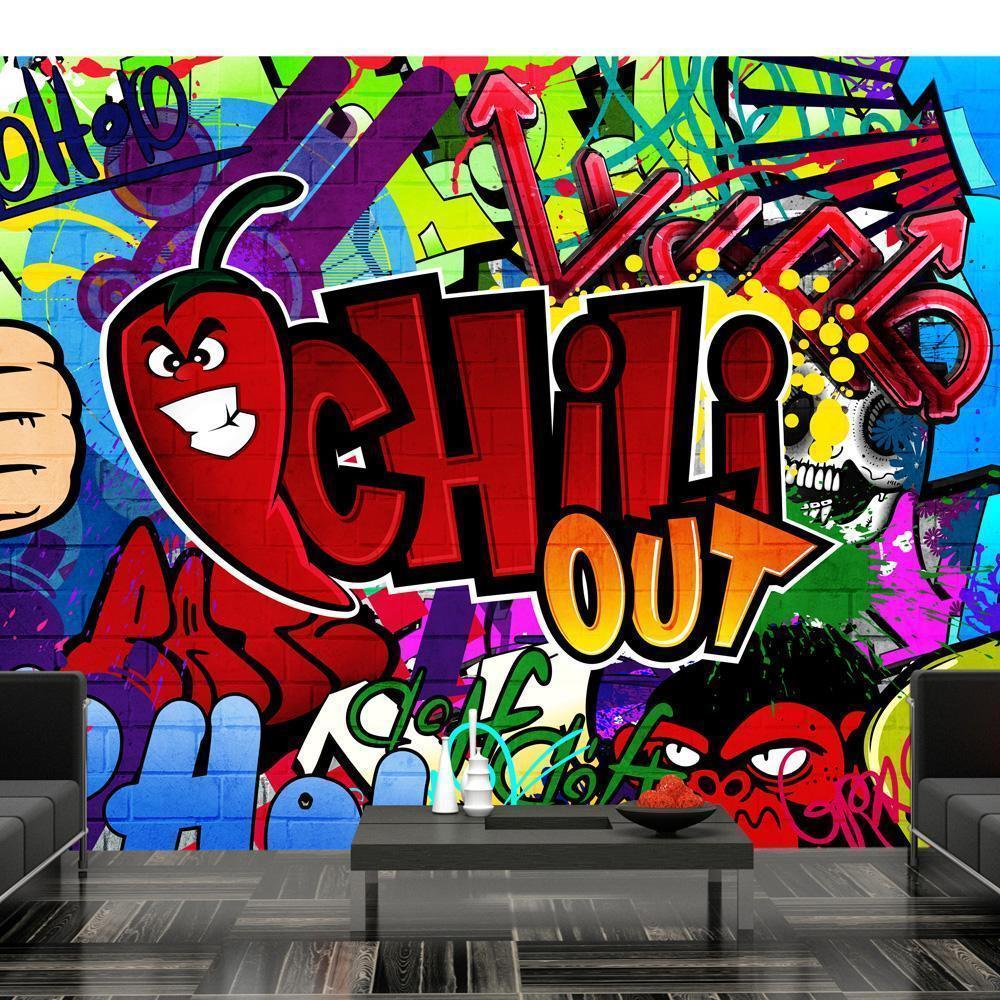 Wall Mural - Chili out-Wall Murals-ArtfulPrivacy