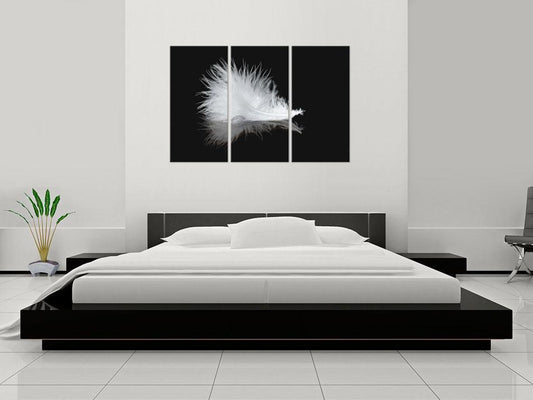 Canvas Print - A small feather-ArtfulPrivacy-Wall Art Collection