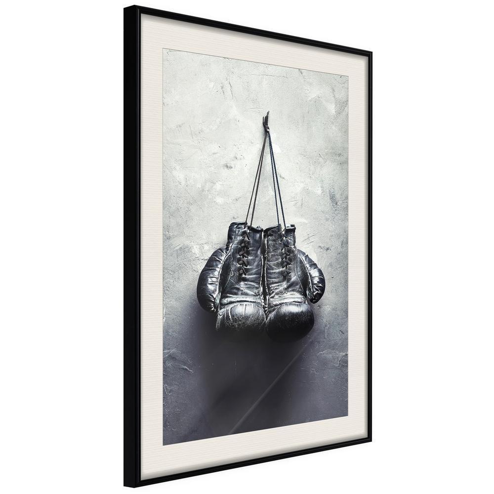 Black and White Framed Poster - Retirement-artwork for wall with acrylic glass protection