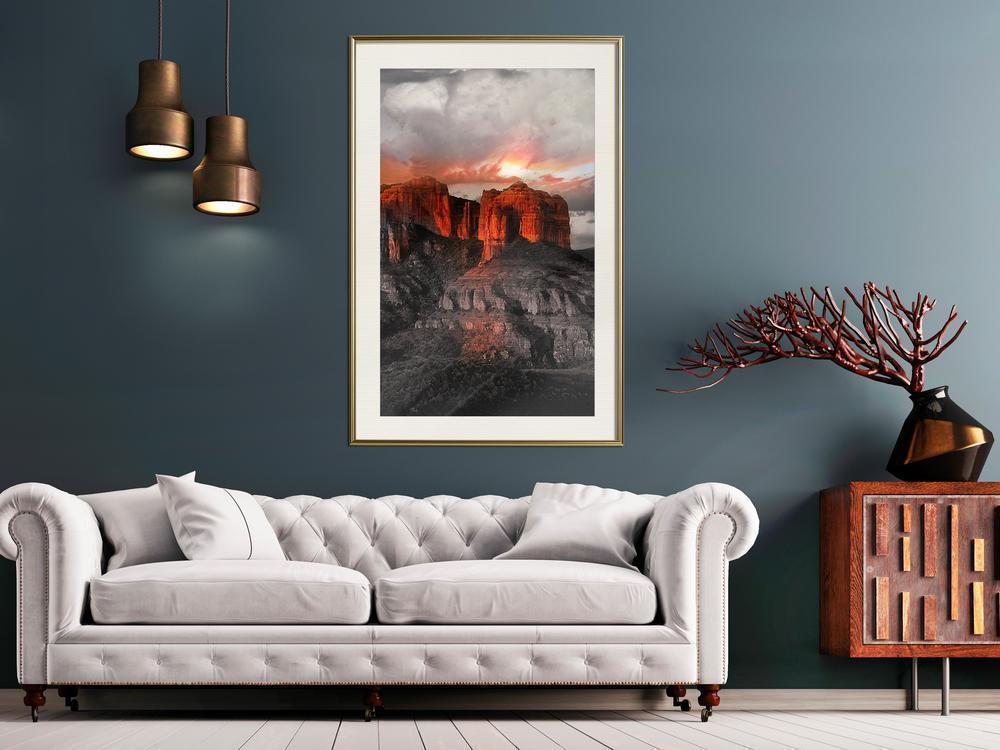 Framed Art - Power of Nature-artwork for wall with acrylic glass protection