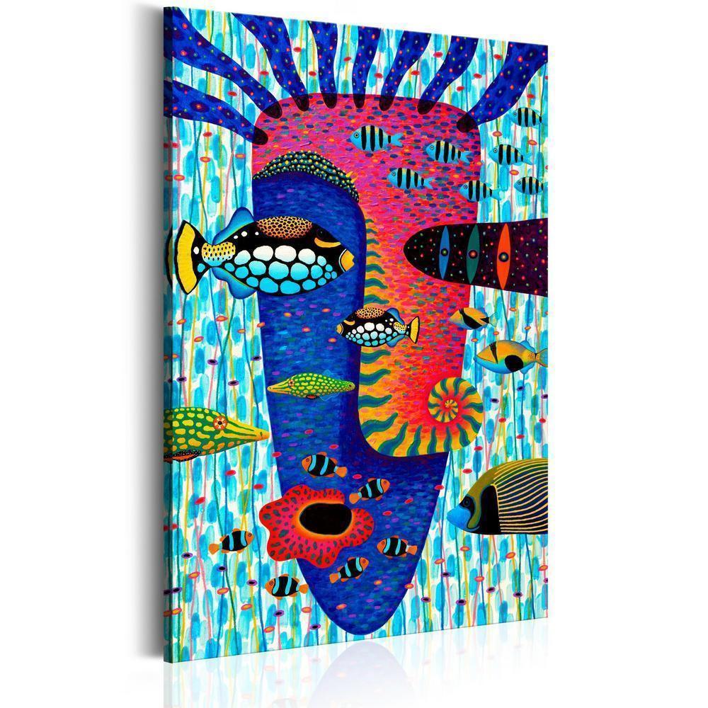 Canvas Print - Underwater Odyssey-ArtfulPrivacy-Wall Art Collection