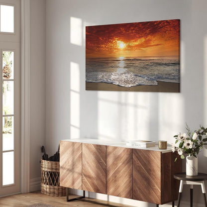 Canvas Print - Gorgeous Beach-ArtfulPrivacy-Wall Art Collection