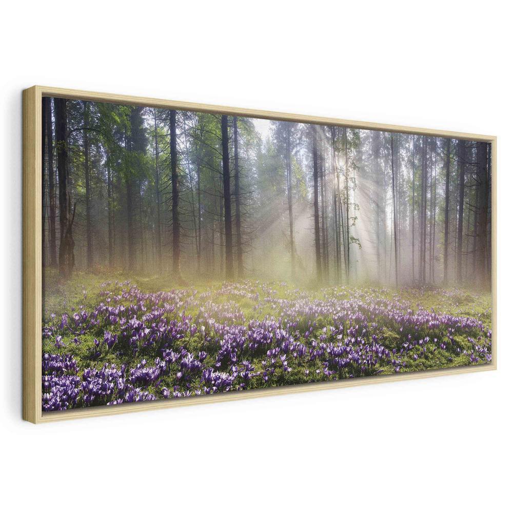 Canvas Print - Purple Meadow (1 Part) Wide