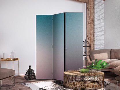 Room Divider - Nostalgic Gradient - Gradient Composition in Subdued Colors