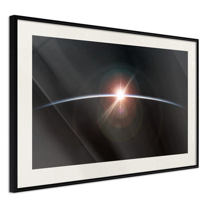 Framed Art - Glimmer-artwork for wall with acrylic glass protection