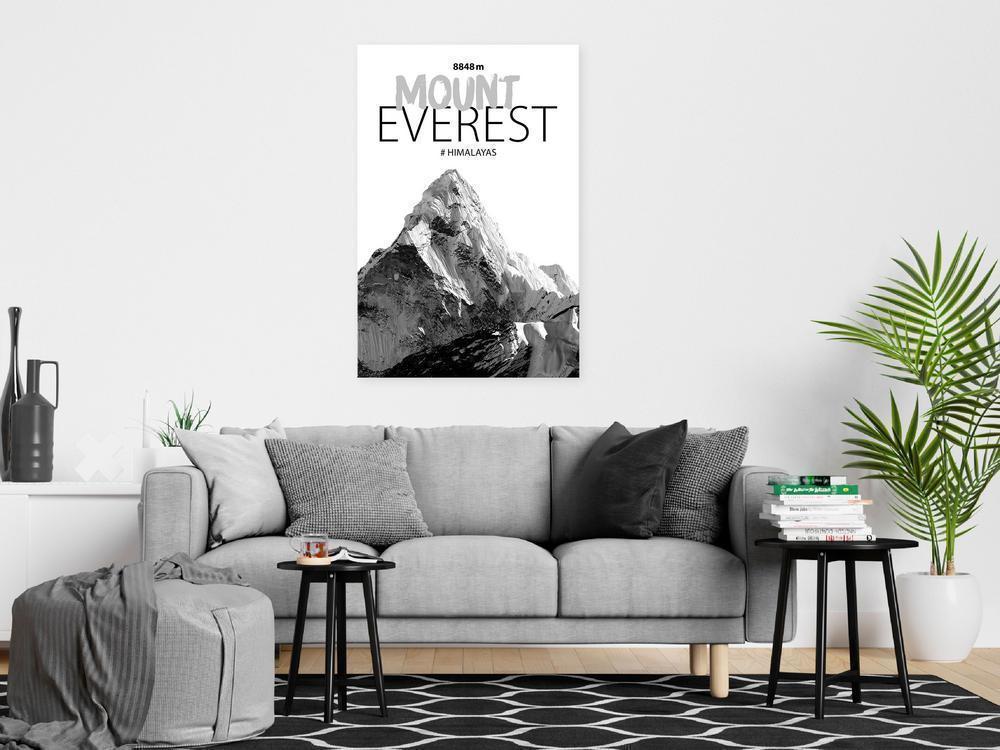 Canvas Print - Mount Everest (1 Part) Vertical